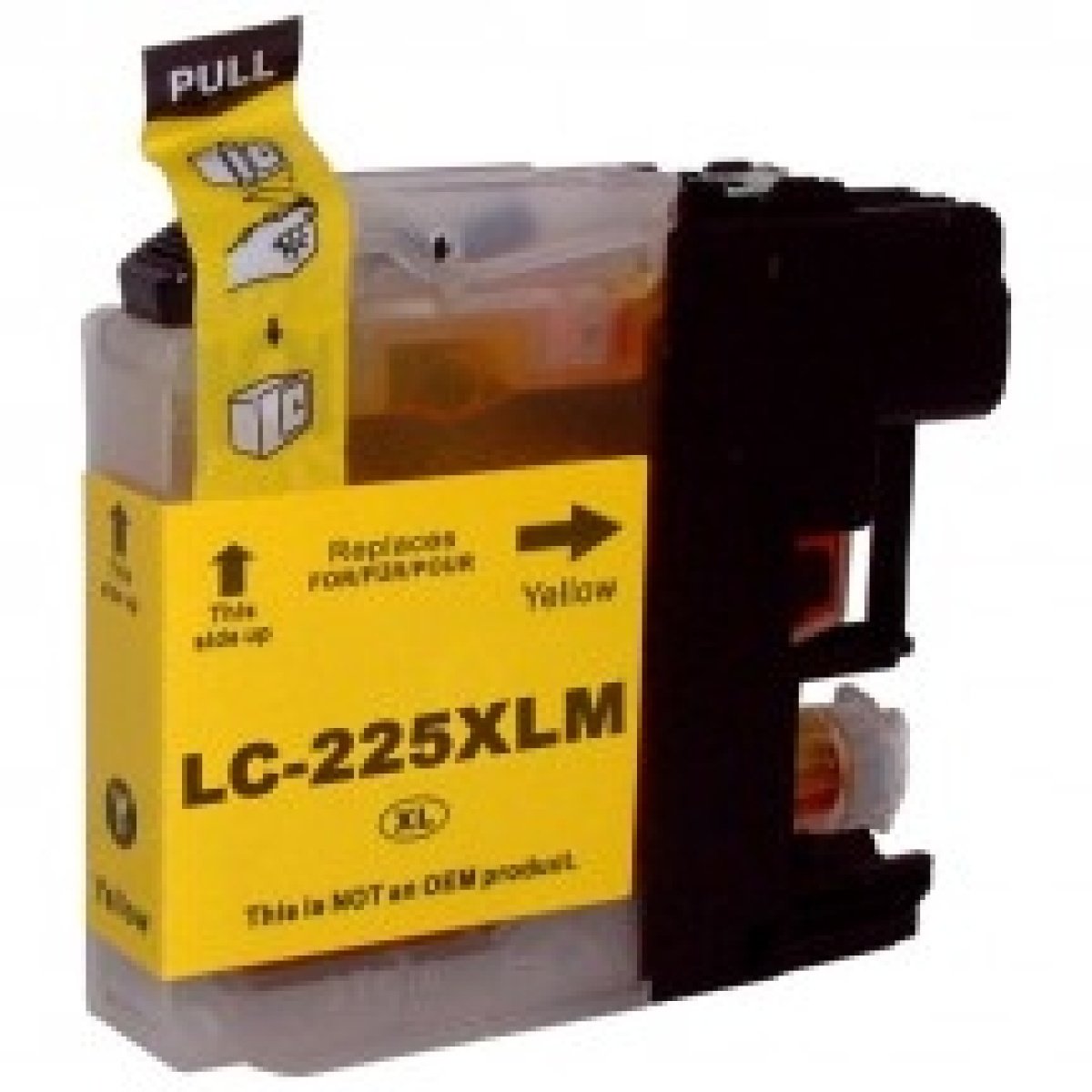 Tinteiro Brother Compatível LC225 XL Amarelo - Image 1