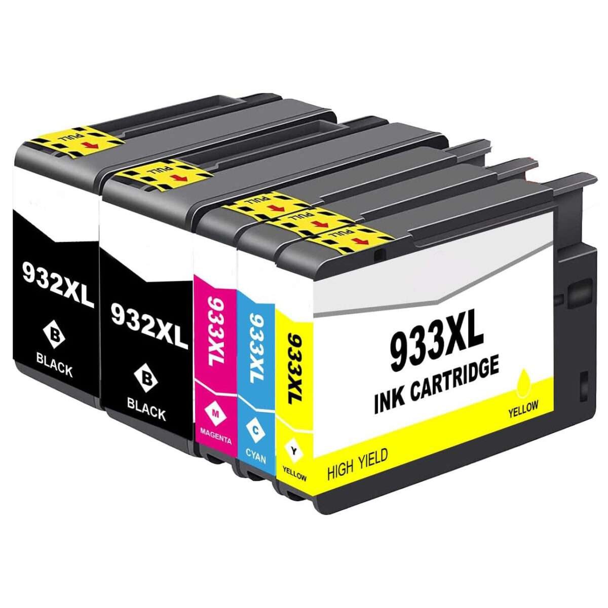 Conjunto 5 Tinteiros HP 932 XL / 933 XL Compatíveis - Image 1