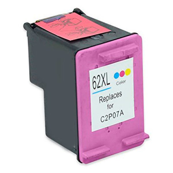 Tinteiro HP Reciclado 62 XL Tricolor (C2P07AE)