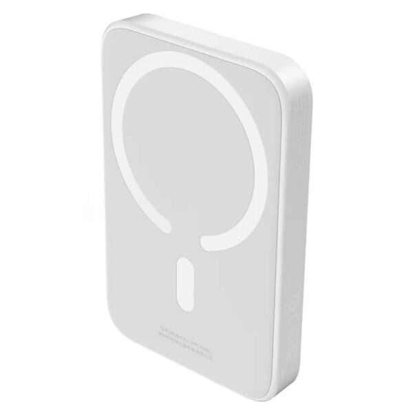 Powerbank Baseus Magnetic 6000mAh 20W MagSafe Wireless Charging Branca