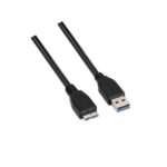 Cabo USB AISENS A105-0043 USB A Micro-USB B Preto