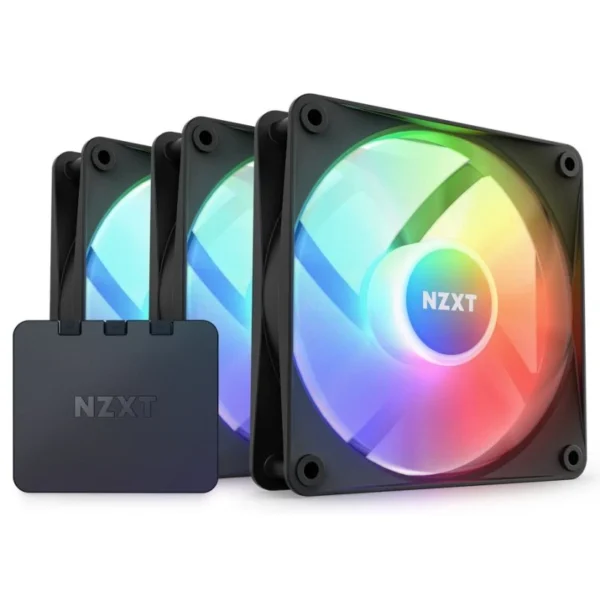 Triple Pack Ventoinhas NZXT F120 RGB Core 120mm Pretas