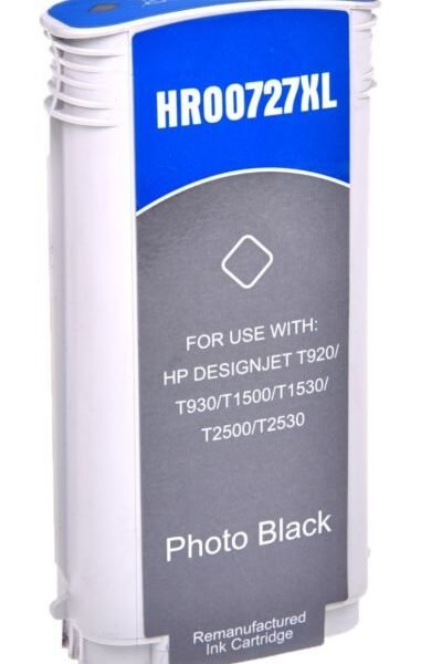 Tinteiro HP Compatível 727 Preto Fotografia (B3P23A)