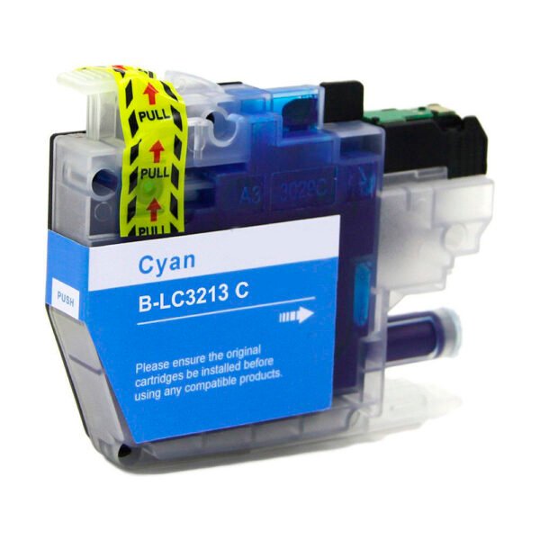 Tinteiro Brother Compatível LC3213 / LC3211 Azul