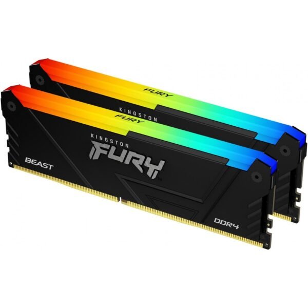 Memória Kingston Technology FURY Beast RGB 32GB (2x16GB) DDR4 3200MHz