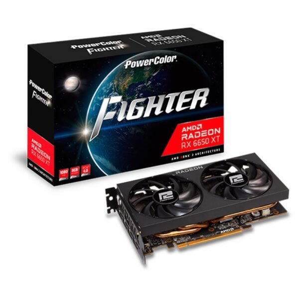 Placa Gráfica PowerColor Fighter AMD Radeon RX 6650 XT 8GB GDDR6