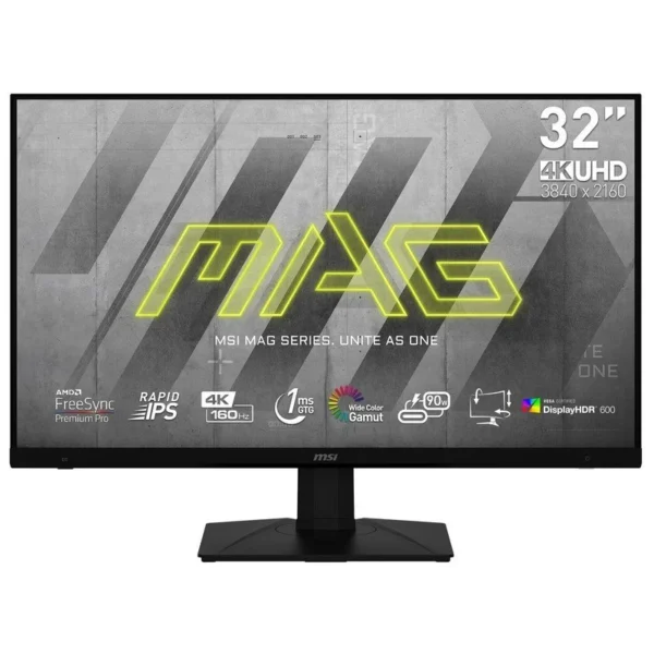 Monitor MSI MAG 323UPF 32" LED Rapid IPS UltraHD 4K 160Hz FreeSync Premium Pro