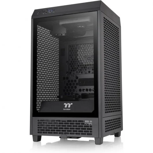 Caixa ATX Thermaltake The Tower 200 Vidro Temperado USB 3.2 Preta
