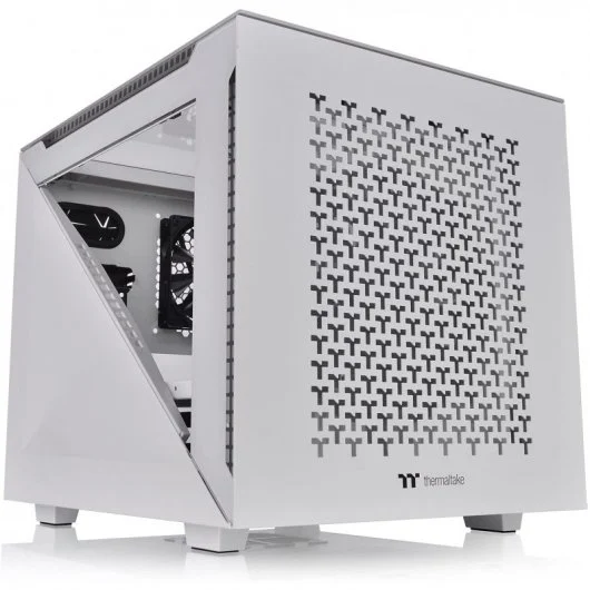 Caixa ATX Thermaltake Divider 200 TG Air Snow Cristal Templado USB 3.0