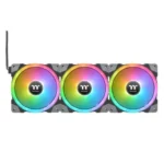 Ventoinhas Thermaltake SWAFAN EX12 RGB Premium Edition Pack de 3 120 mm Pretas