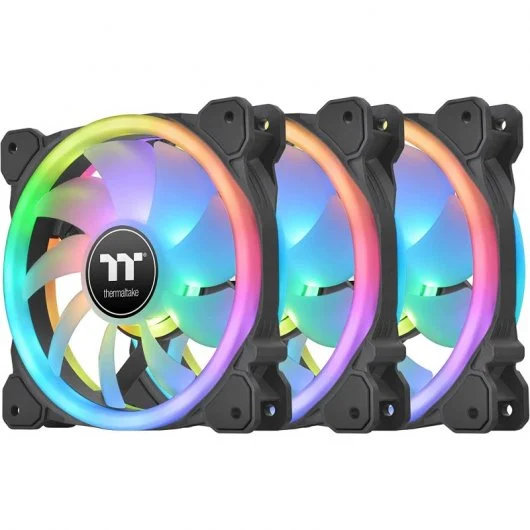 Conjunto de 3 Ventoinha Thermaltake SWAFAN 14 RGB 140mm
