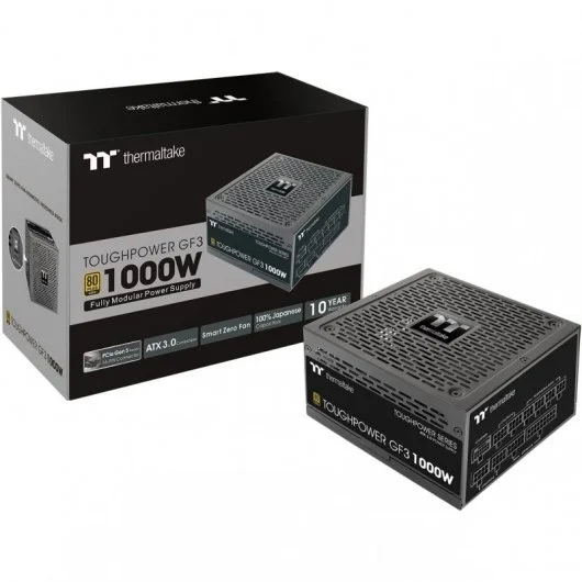 Fonte de Alimentação Thermaltake Toughpower GF 3 1000W 80 Plus Gold Full Modular