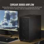 Caixa ATX Corsair 3000D AIRFLOW Vidro Temperado USB 3.0 Preta - Image 6