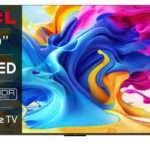 Televisão TCL C64 Series 50C649 50" 4K Ultra HD QLED Smart TV Wi-Fi Titânio