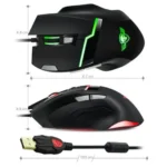 Rato Ótico RGB Gaming + Tapete Spirit of gamer Elite-M10 - Image 2
