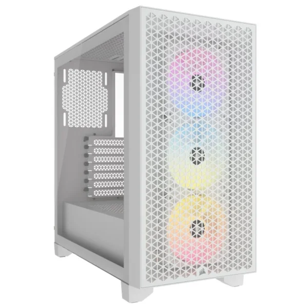 Caixa ATX Corsair 3000D RGB AIRFLOW Vidro Temperado USB 3.2 Branca