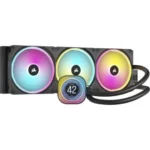 Water Cooler Corsair CPU iCUE LINK H170i LCD 420mm Preto
