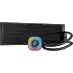Water Cooler Corsair CPU iCUE LINK H170i LCD 420mm Preto - Image 2