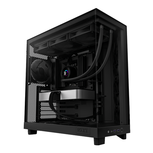 Caixa NZXT H6 Flow Preta (ATX) (Vidro Temperado)