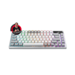 Teclado Asus ROG Azoth Wireless (NX Snow) Moonlight White