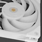 Ventoinha PWM Mars Gaming MF-NC 120mm Rolamento FDB de Cobre com Pás Híbridas Branca - Image 3