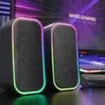 Colunas Gaming RGB Mars Gaming MS-OM 20W Bluetooth 5.3 com Controlador de Volume Pretos - Image 3
