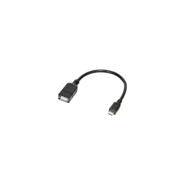 LOGILINK CABO ADAPTADOR MICRO USB 2.0 M PARA USB LOGILINK PRETO 20CM