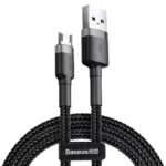 Cabo Baseus Cafule USB-A para MicroUSB 0.5m Preto