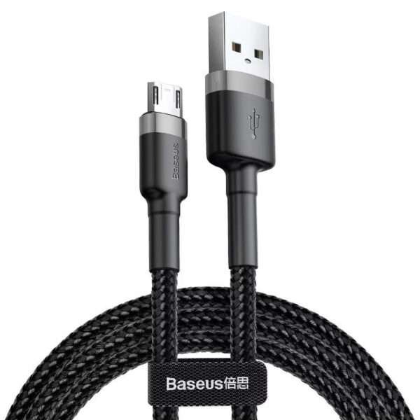 Cabo Baseus Cafule USB-A para MicroUSB 0.5m Preto