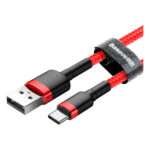 Cabo Baseus Cafule USB-A para MicroUSB 1m Vermelho - Image 3