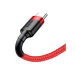 Cabo Baseus Cafule USB-A p/ USB-C 3m Vermelho - Image 3