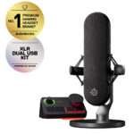 Microfone SteelSeries Alias Pro XLR Preto