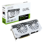 Placa Gráfica Asus Dual GeForce RTX 4070 Super White OC Edition 12GB GDDR6X