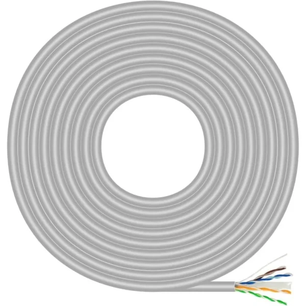 Cabo de Rede Bobina Aisens A135-0660 RJ45 Cat.6 100m Cinza