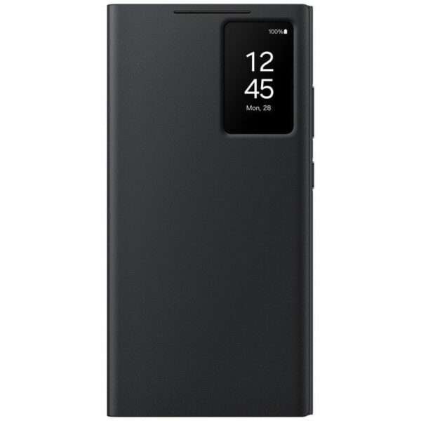 Capa flip inteligente preta Samsung para Galaxy S24 Ultra