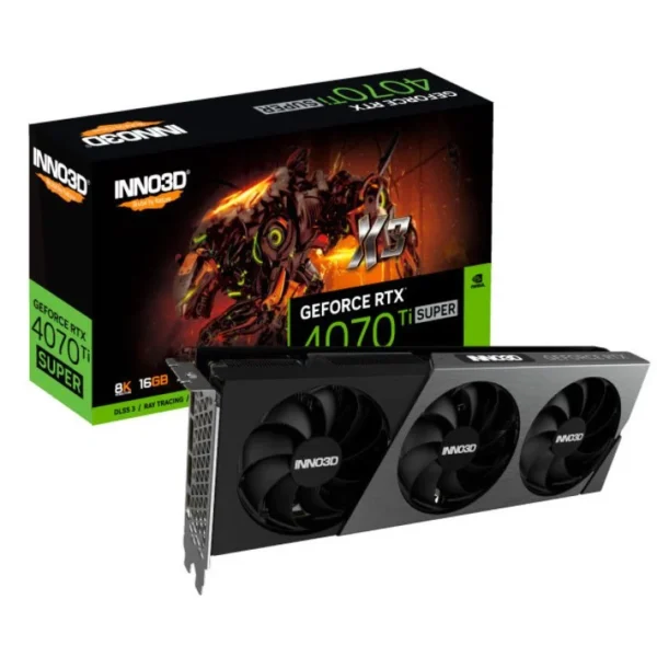 Placa Gráfica Inno3D Geforce RTX 4070 Ti SUPER X3 OC 16GB GDDR6X DLSS3