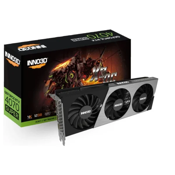 Placa Gráfica Inno3D GeForce RTX 4070 SUPER X3 OC 12GB GDDR6X DLSS3