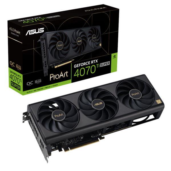 Placa Gráfica Asus ProArt RTX 4070 Ti Super 16GB GDDR6X OC Edition