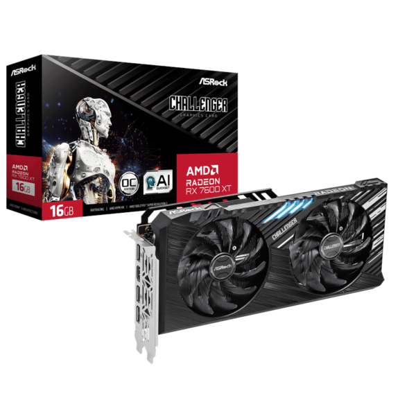 Placa Gráfica ASRock Radeon RX 7600 XT Challenger OC 16GB GDDR6