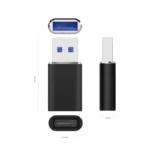 Adaptador USB 3.2 Gen2 USB-C Aisens Fêmea para USB Macho - Image 2