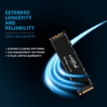 Disco SSD Crucial P5 Plus 2TB Gen4 NVMe M.2 com Dissipador - Image 3