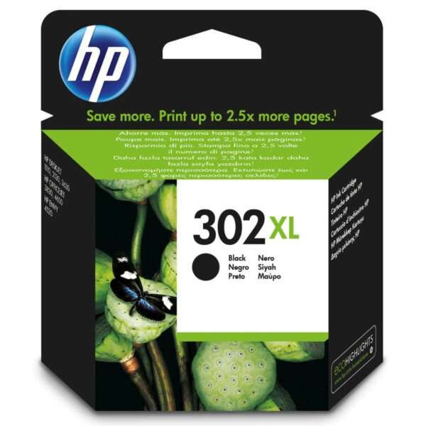 Tinteiro HP Original 302XL Preto de Elevado Rendimento