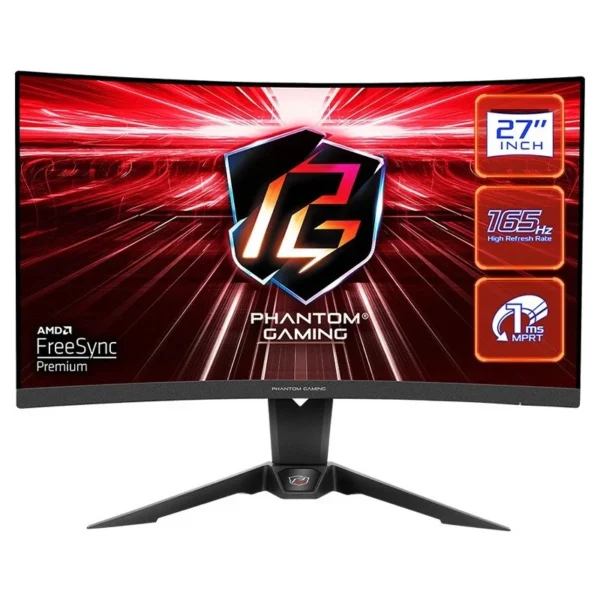 Monitor Curvo ASRock PG27Q15R2A 27" 2K QHD VA 165Hz 1ms FreeSync Premium