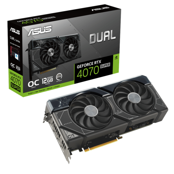 Placa Gráfica Asus Dual RTX 4070 Super OC Edition 12GB GDDR6X