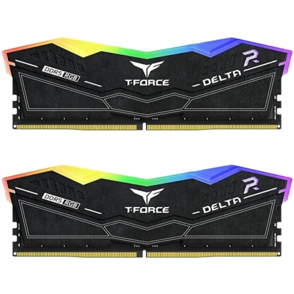 Team Group Kit 48GB (2 x 24GB) DDR5 6400MHz Delta RGB Preto CL32