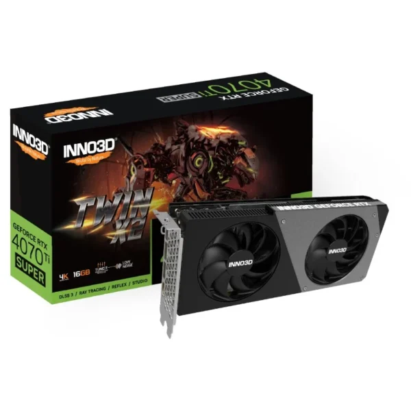 Placa Gráfica Inno3D GeForce RTX 4070 Ti SUPER TWIN X2 16GB GDDR6X DLSS3