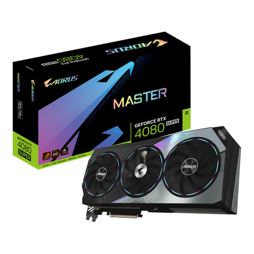 Placa Gráfica Gigabyte GeForce RTX 4080 SUPER AORUS MASTER 16GB DLSS3