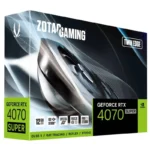 Placa Gráfica Zotac Gaming GeForce RTX 4070 SUPER Twin Edge 12GB GDDR6X DLSS3
