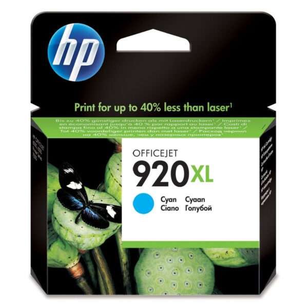 Tinteiro HP Original 920XL Ciano de Elevado Rendimento