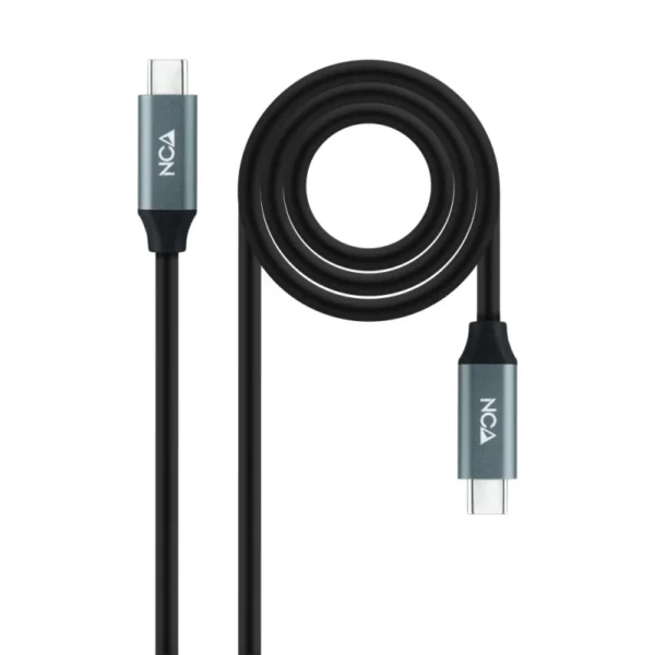 Cabo USB 3.2 Gen2x2 Nanocable 20Gbps 5A/100W USB-C